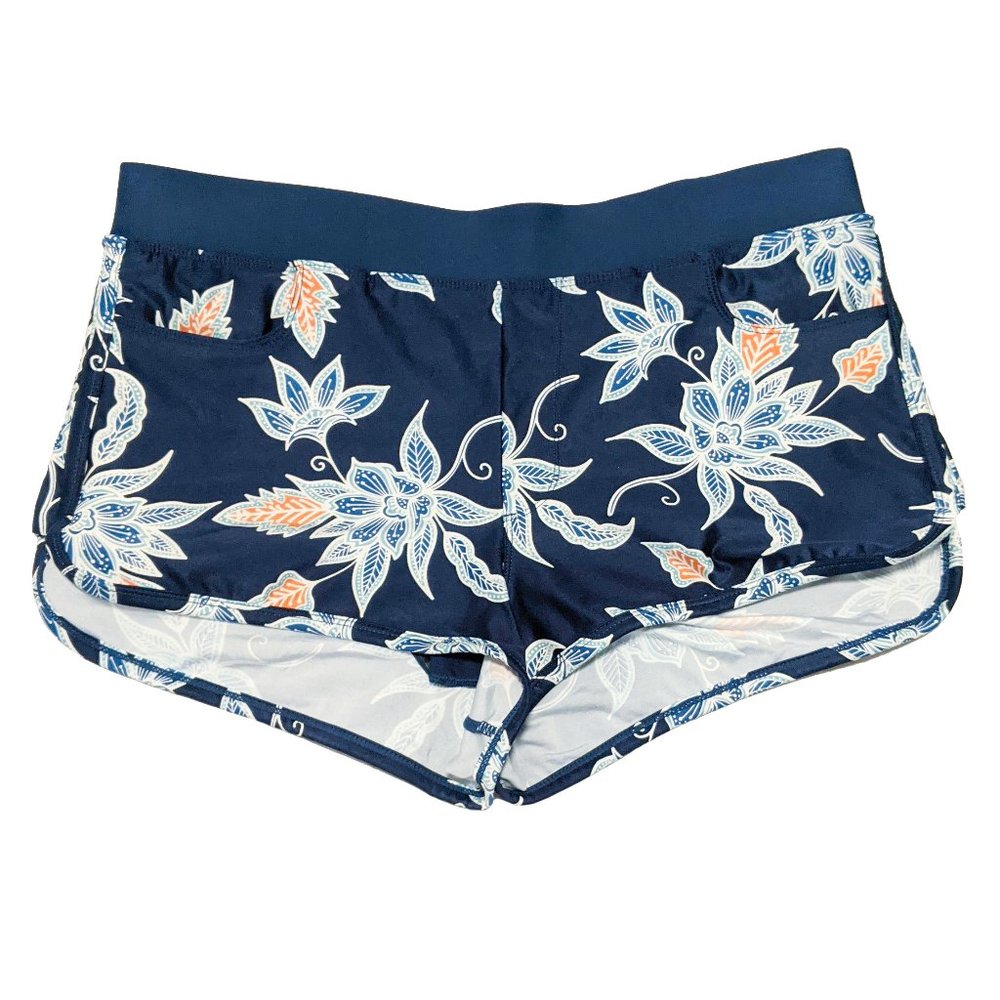 Carve Designs Lorenzo Swim Short Batik Floral Navy